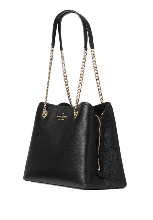 Kate Spade Jordyn Medium Chain Handle Tote - Black