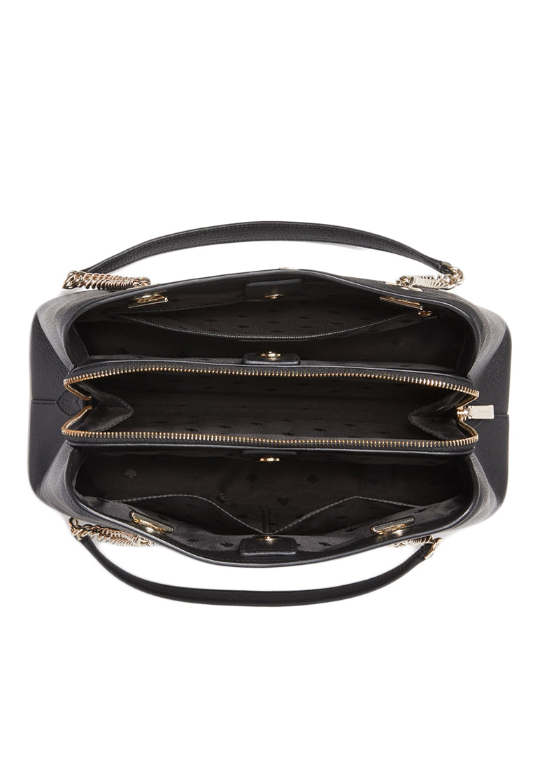 Kate Spade Jordyn Medium Chain Handle Tote - Black