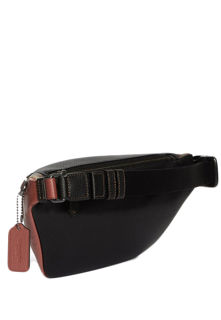Coach Warren Belt Bag In Colorblock Signature Canvas - Brown/Multi