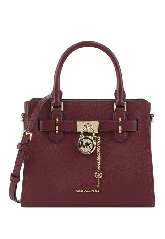 Michael Kors Hamilton Small Satchel - Merlot