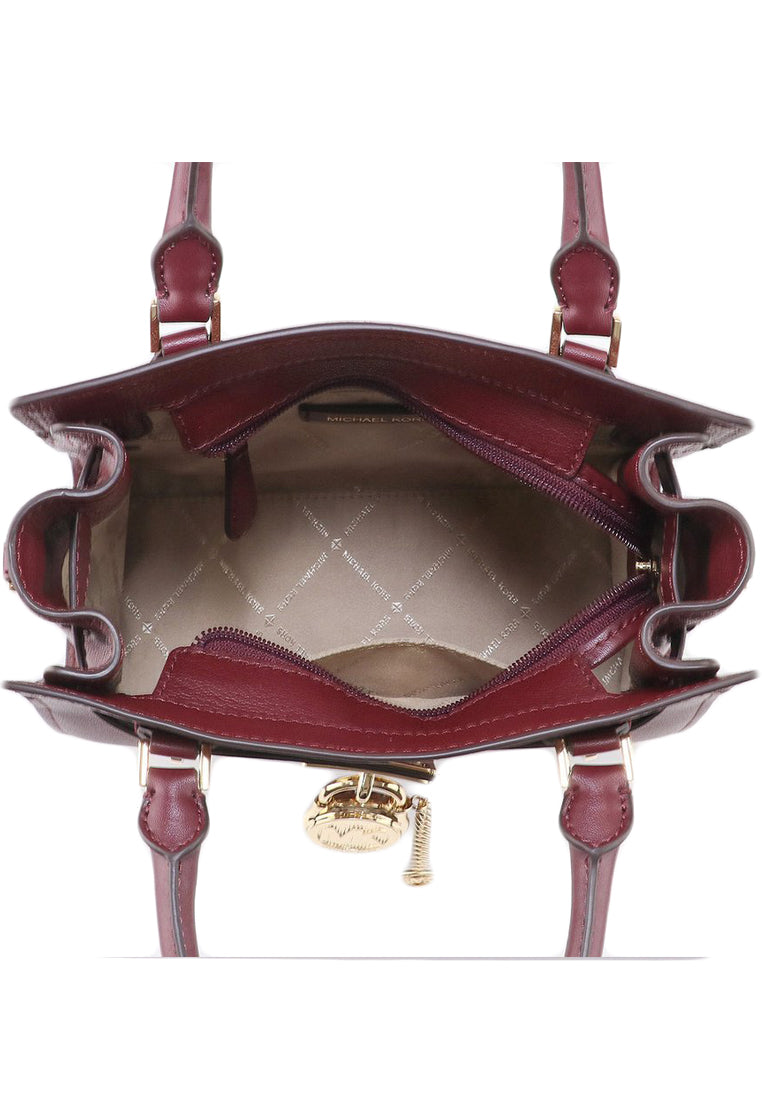 Michael Kors Hamilton Small Satchel - Merlot