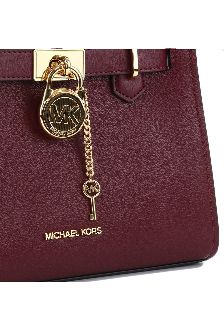 Michael Kors Hamilton Small Satchel - Merlot