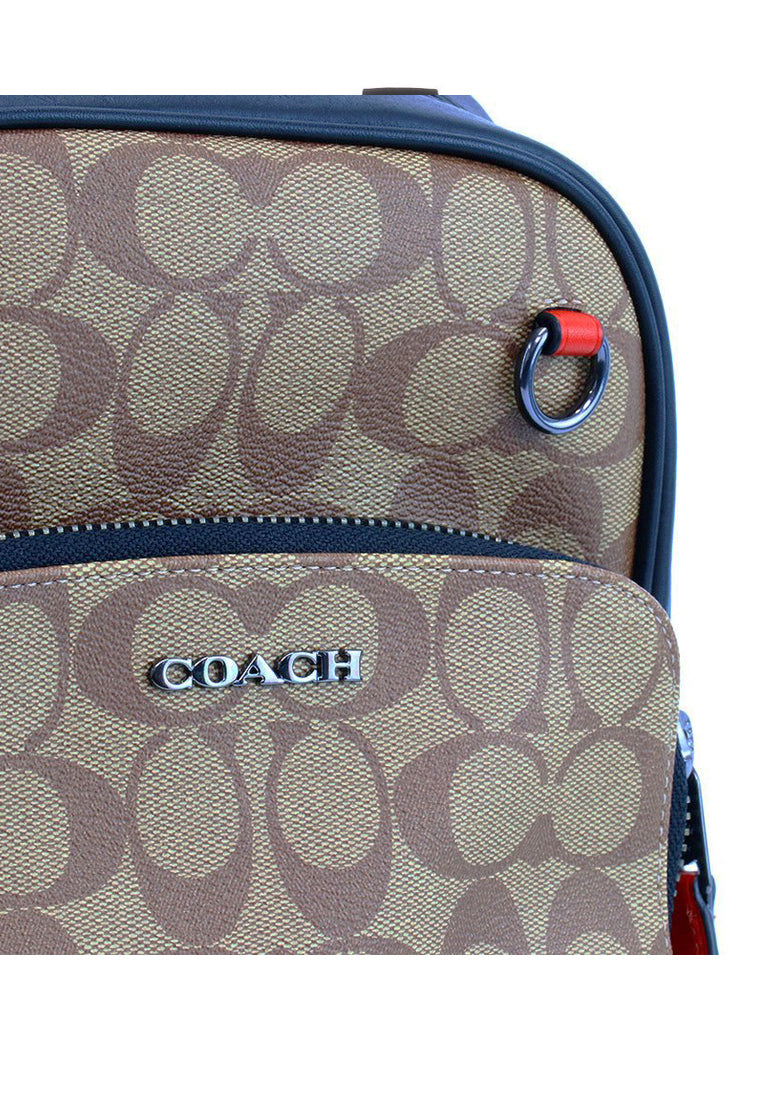 Coach Graham Pack In Signature Canvas - Brown