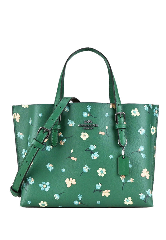 Coach Mollie Tote 25 With Mystical Floral Print - Green
