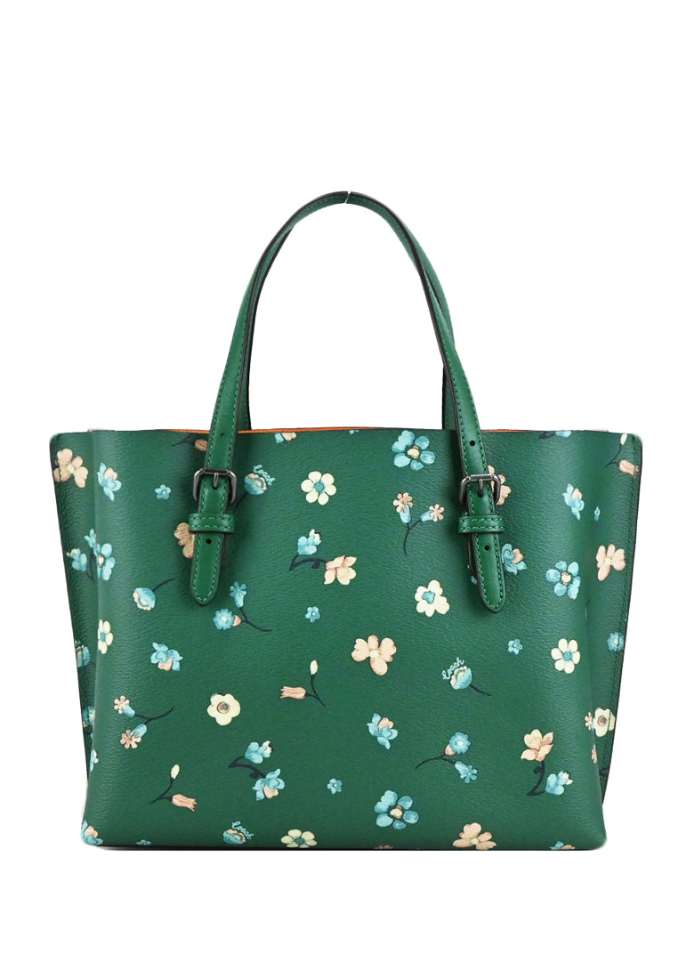 Coach Mollie Tote 25 With Mystical Floral Print - Green