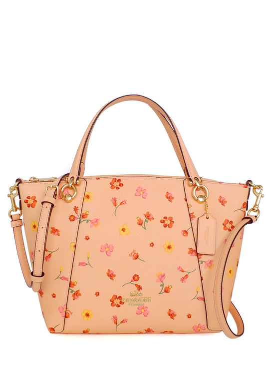 Coach Kacey Satchel With Mystical Floral - Faded Blush