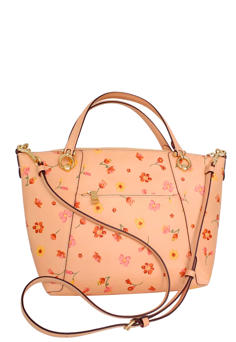 Coach Kacey Satchel With Mystical Floral - Faded Blush