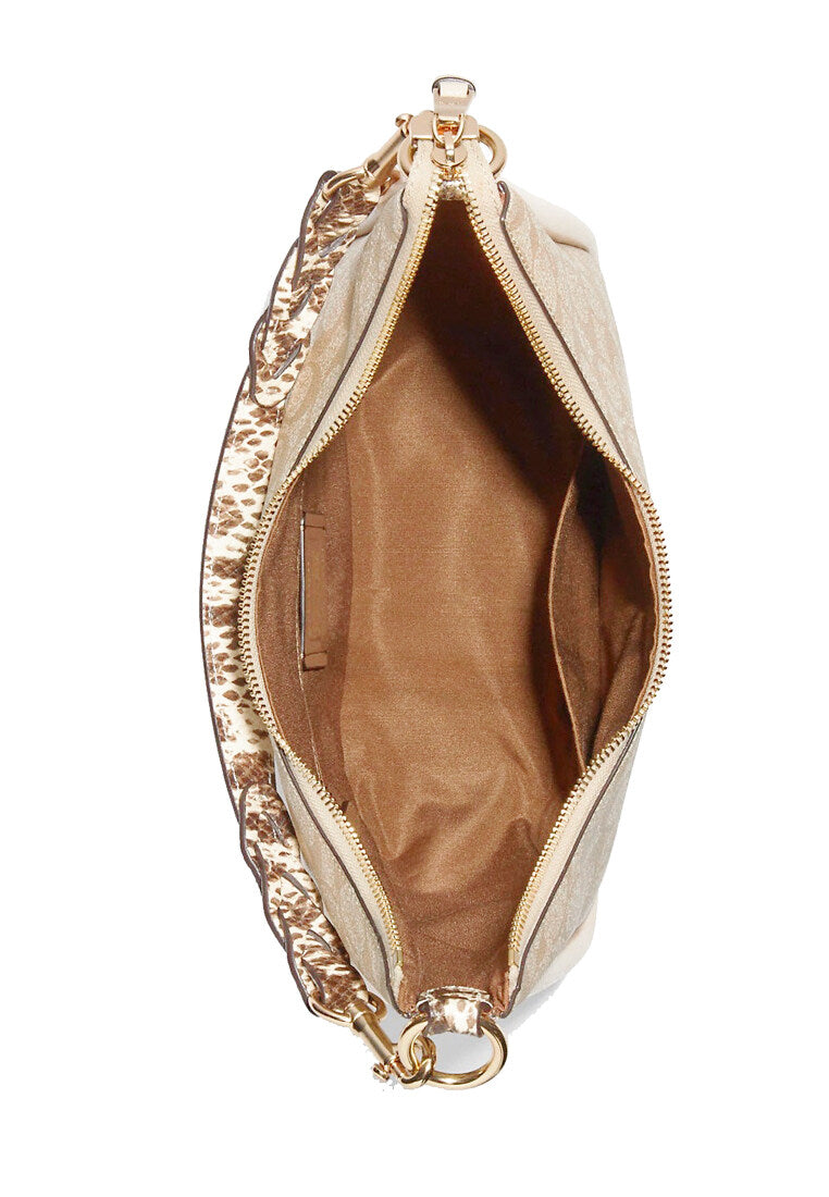 Coach Jules Hobo In Signature Canvas - Light Brown
