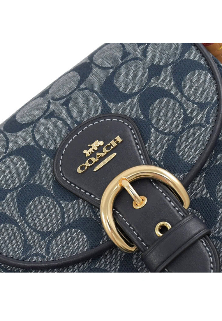 Coach Kleo Shoulder Bag 17 In Signature Chambray - Denim