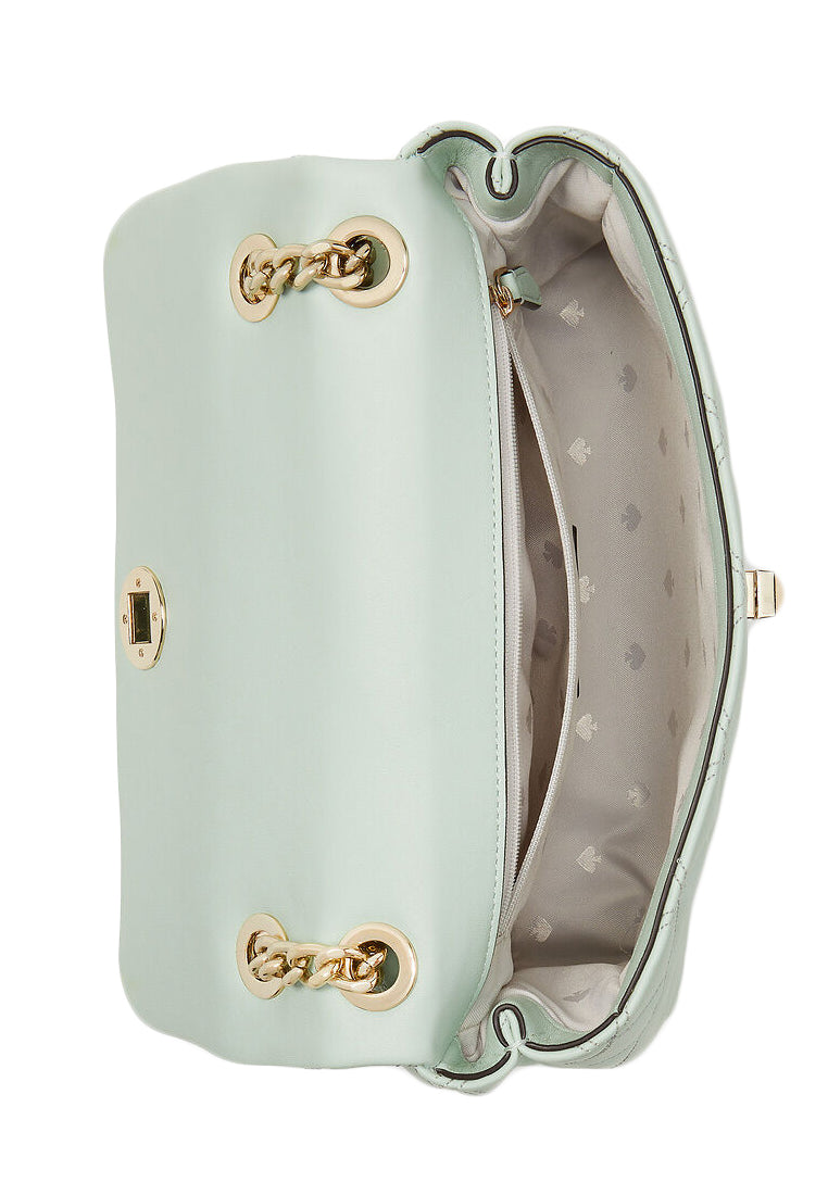 Kate Spade Natalia Medium Flap Shoulder Bag - Crystal Blue