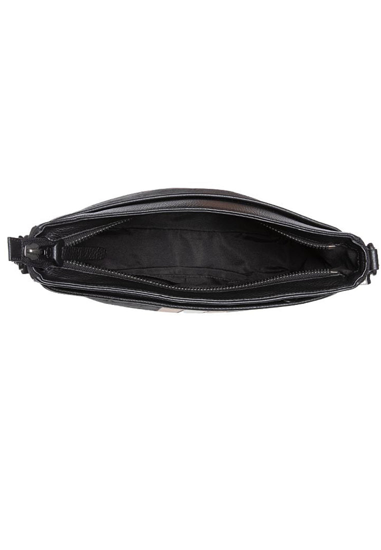 Coach Thompson Crossbody In Signature Jacquard With Varsity Stripe - Black/Multi