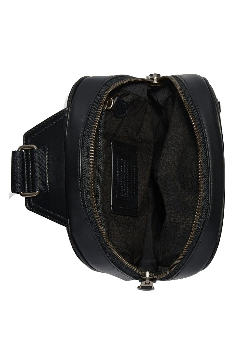 Coach Graham Pack In Signature Canvas With Varsity Stripe - Mahogany