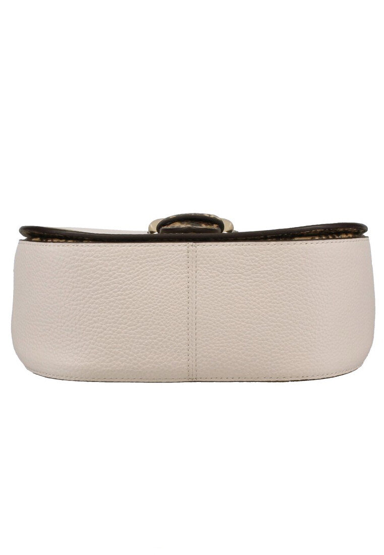 Coach Kleo Shoulder Bag 23 In Blocked Signature Canvas - Light Brown/White