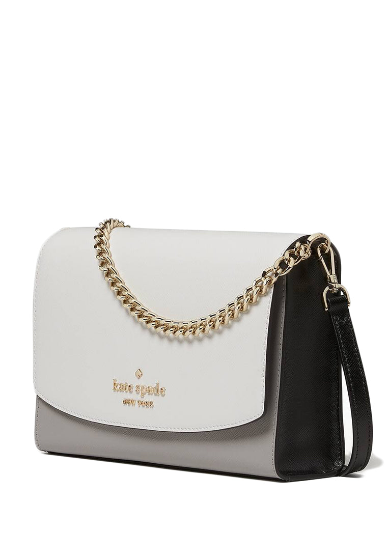 Kate Spade Carson Colorblock Crossbody Bag - White/Grey