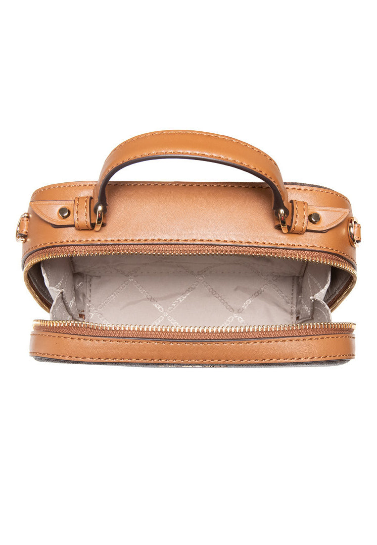 Michael Kors Jet Set Medium Logo Crossbody Bag - Brown