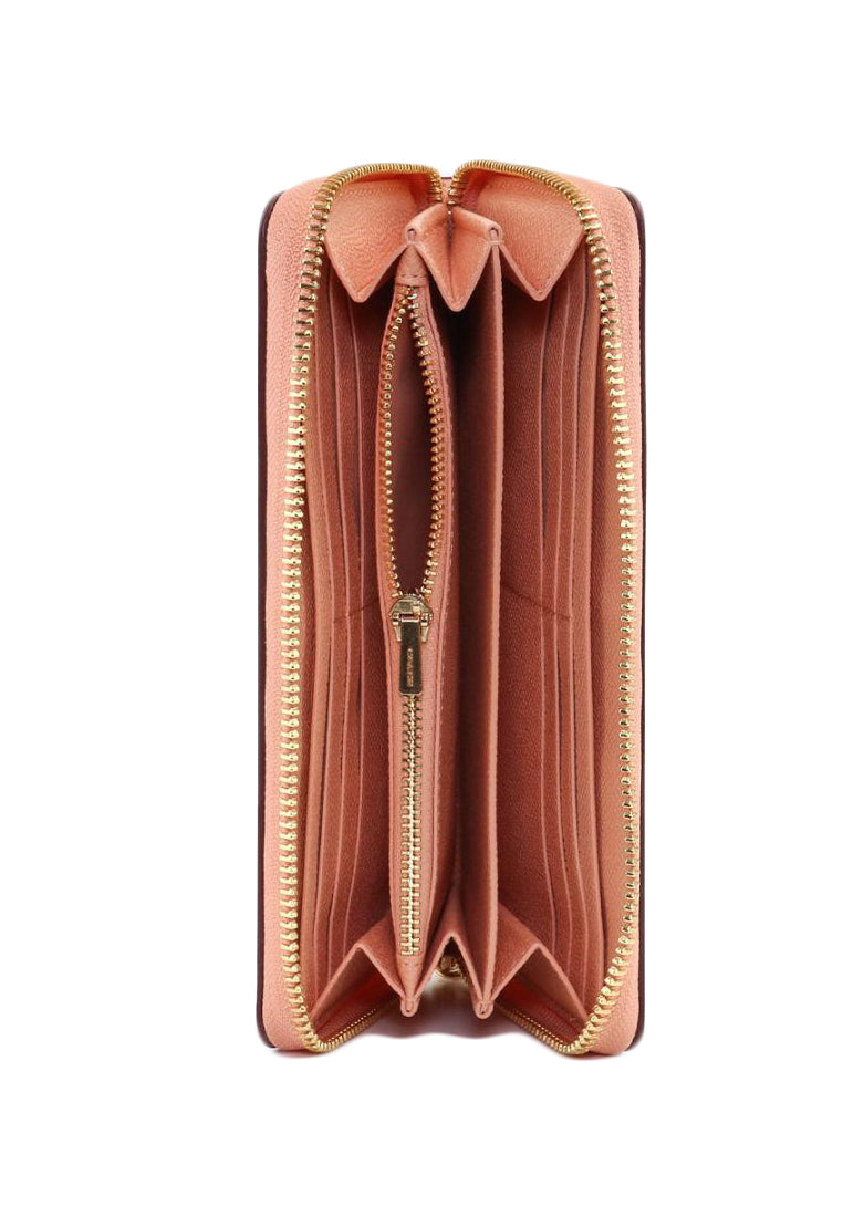 Coach Long Zip Around Wallet - Faded Blush
