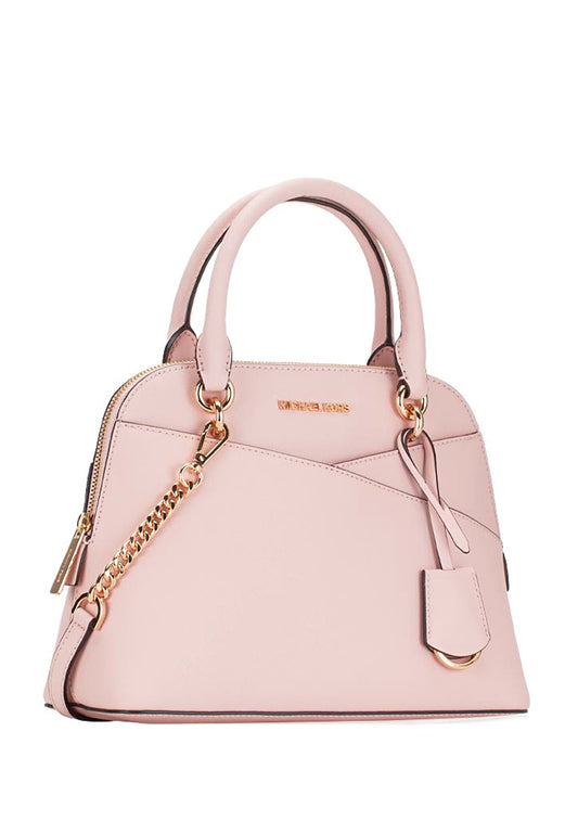 Michael Kors Jet Set Travel Medium Saffiano Leather Dome Satchel - Powder Blush