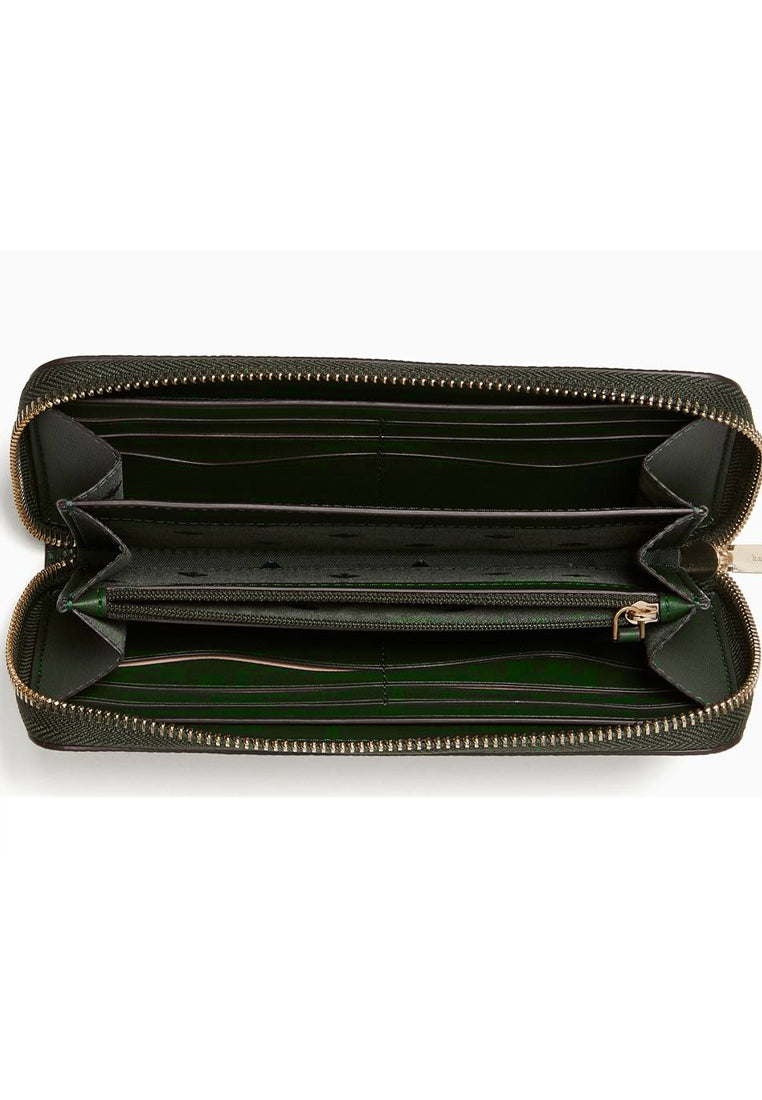 Kate Spade Leila Large Continental Wallet - Evergreen