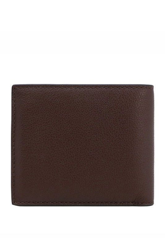 Coach Mens Compact ID Wallet In Sport Calf Leather - Mahogany