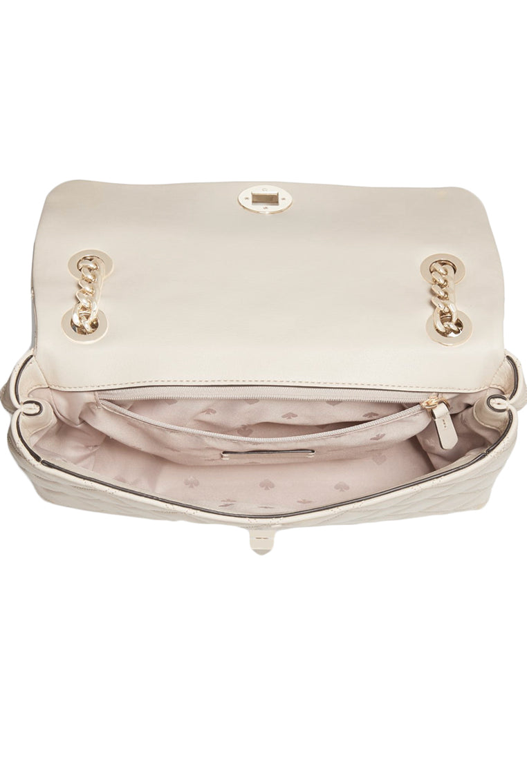 Kate Spade Natalia Medium Flap Shoulder Bag - White