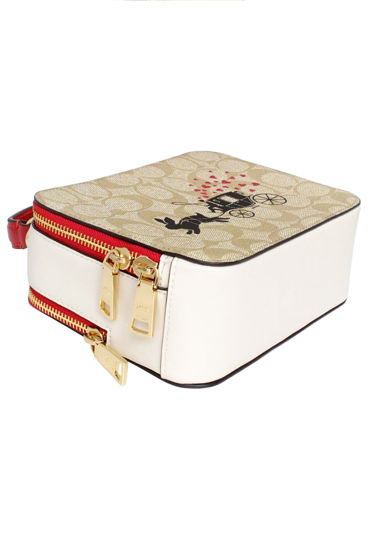 Coach Lunar New Year Box Crossbody In Signature Canvas With