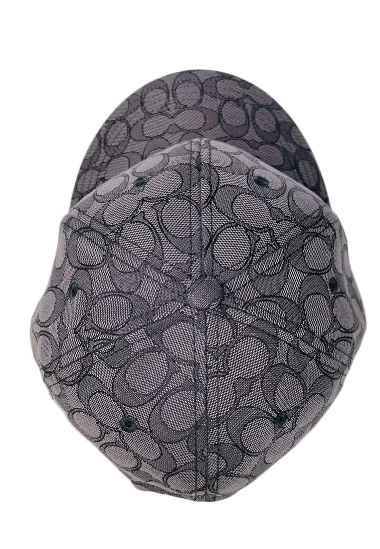 Coach Signature Jacquard Cap - Black