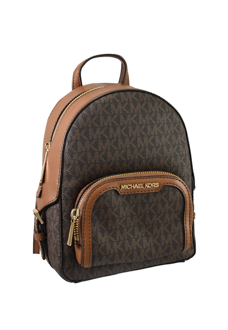 Michael Kors リュック バッグ Michael Kors Signature Jaycee Mini Backpack - Brown – Haute Style