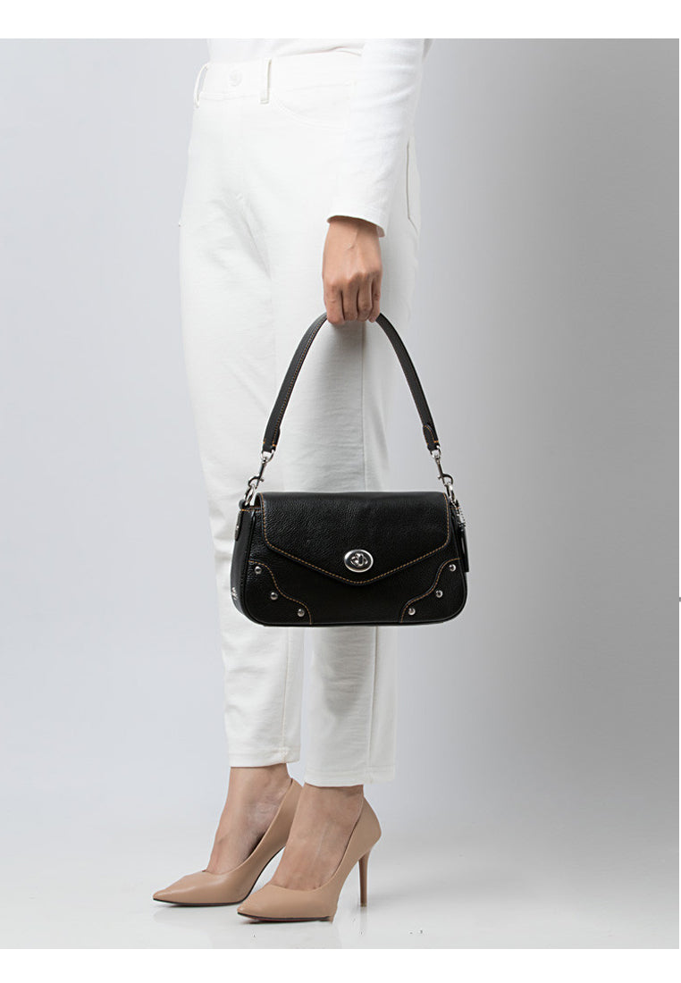 Coach Millie Shoulder Bag - Black