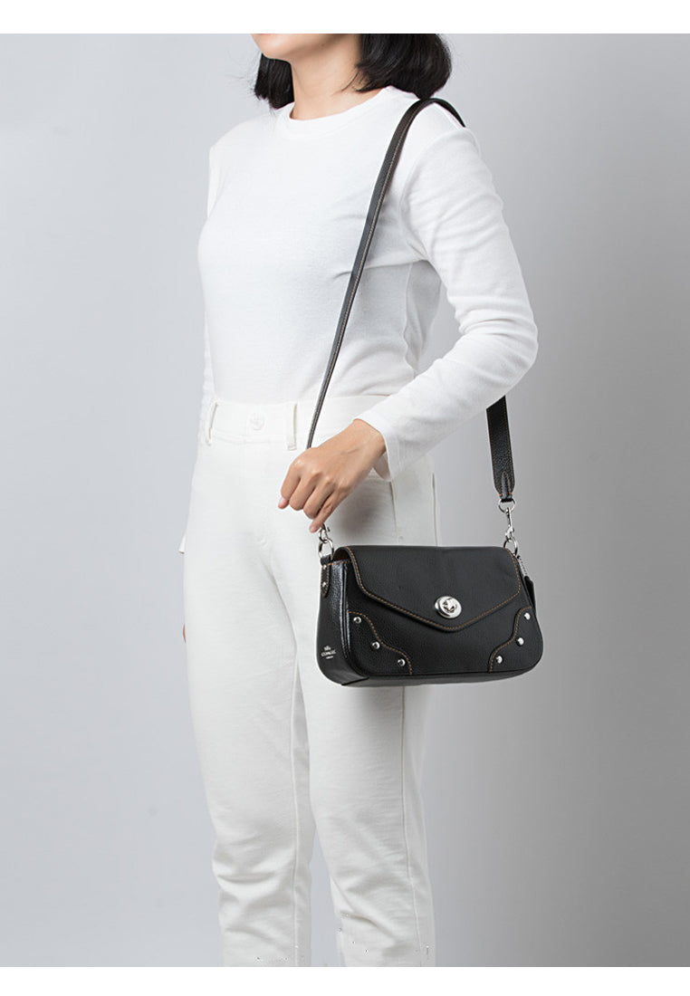 Coach Millie Shoulder Bag - Black