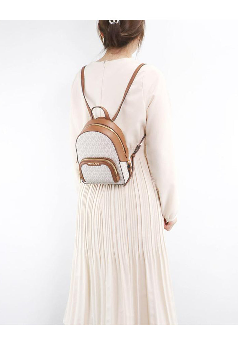 Michael Kors Signature Jaycee Mini Backpack - Vanilla
