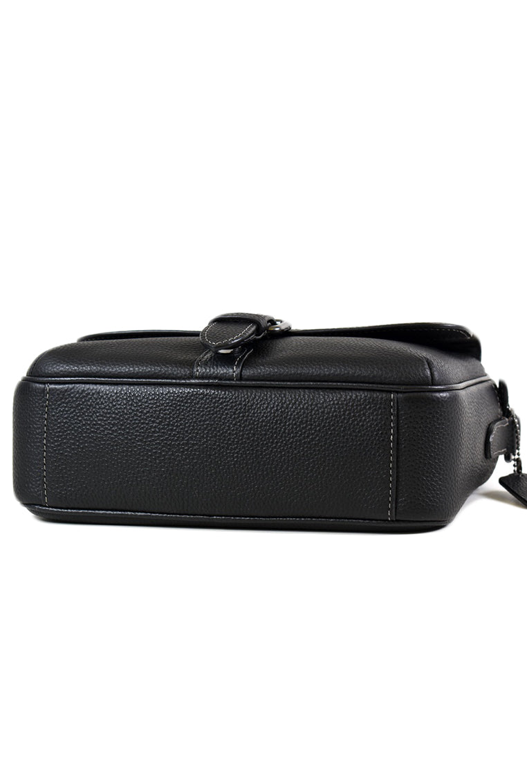 Coach Mens Hudson Crossbody Bag - Black