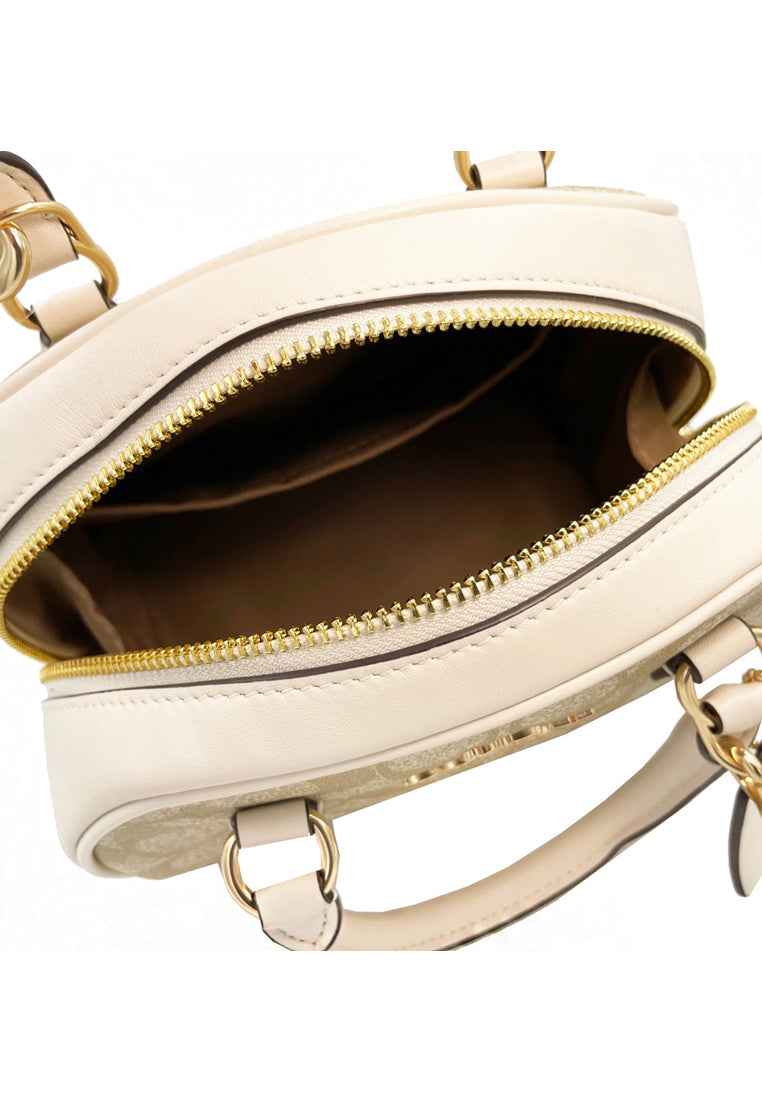 Coach Sydney Satchel In Signature Canvas - Light Brown