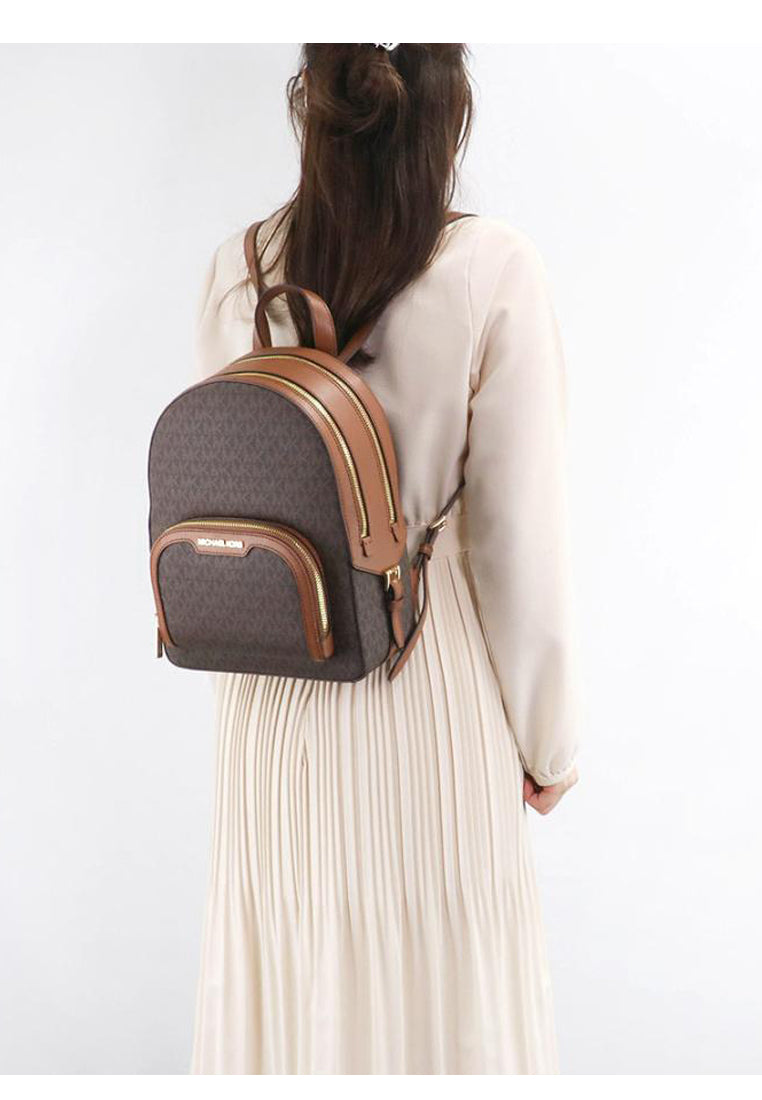 Michael Kors Jaycee Medium Logo Backpack - Brown