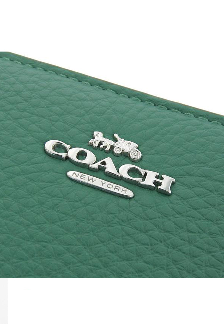 Coach Medium ID Zip Wallet - Green