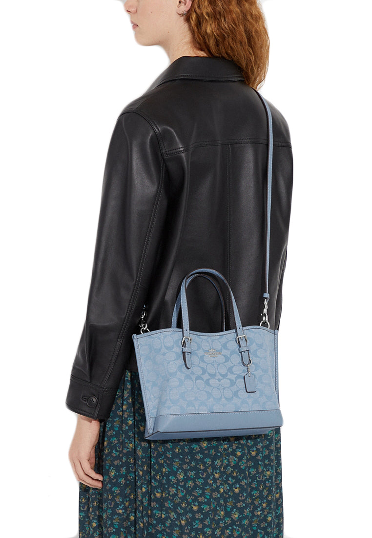 Coach Mollie Tote 25 In Signature Chambray - Blue – Haute Style