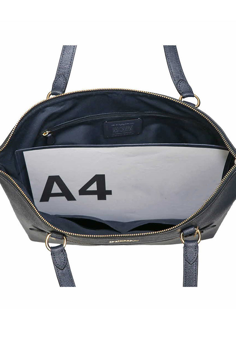 Coach Gallery Zip Tote - Navy