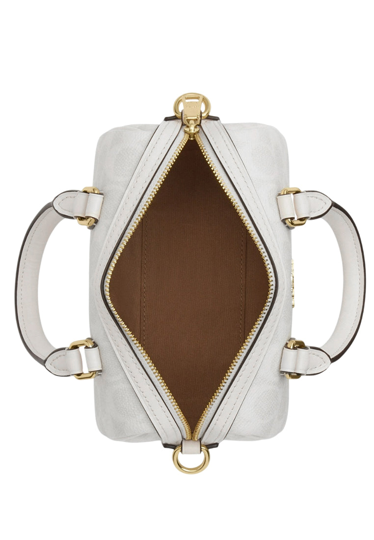 Coach Mini Rowan Crossbody Bag In Signature Canvas - Gracier White