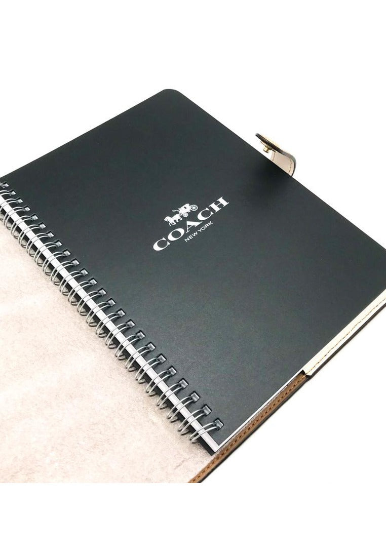 Coach Notebook With Rosette Print - Blush Multi