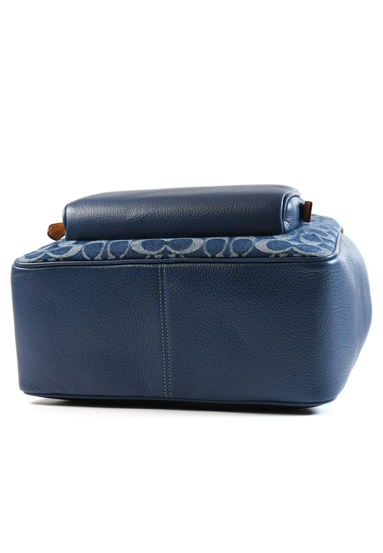 Coach Court Backpack in Signature Denim - Denim