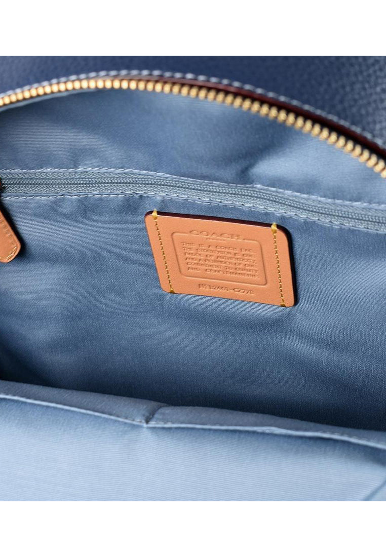 Coach Court Backpack in Signature Denim - Denim