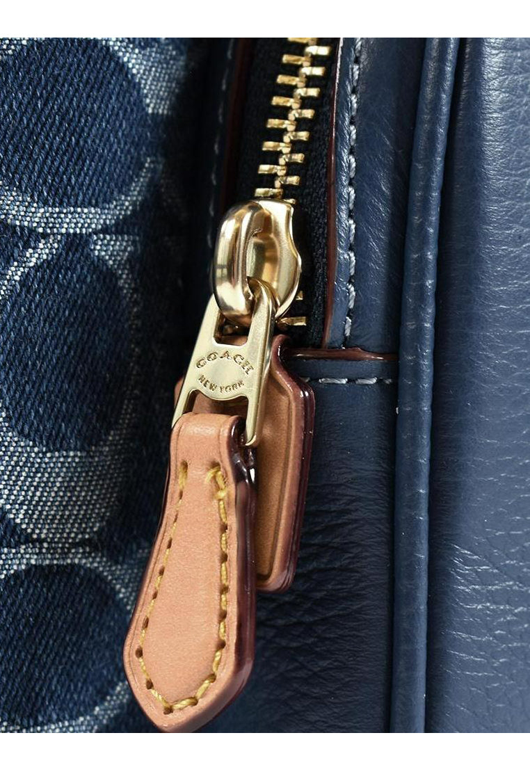 Coach Court Backpack in Signature Denim - Denim
