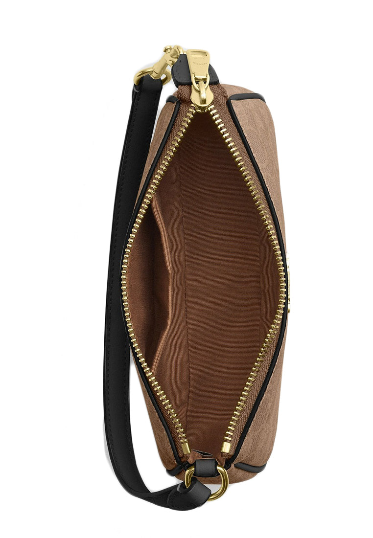 Coach Nolita 19 In Signature Canvas - Tan/Black