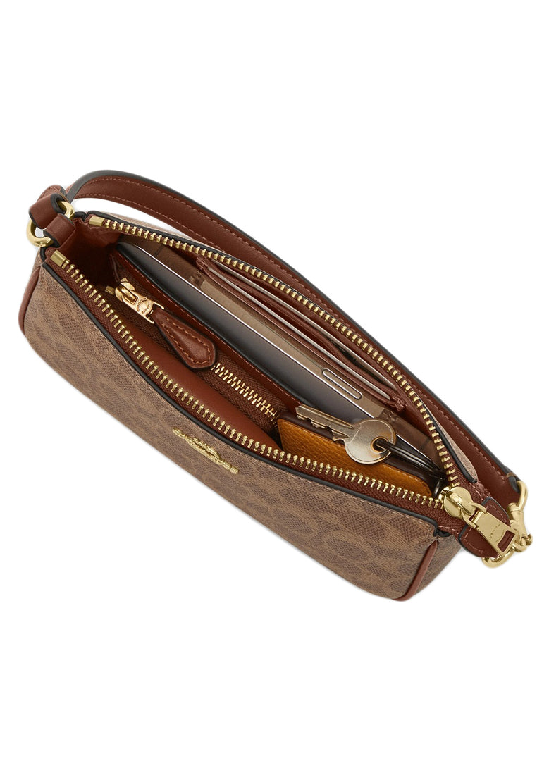 Coach Nolita 19 In Signature Canvas - Tan/Brown