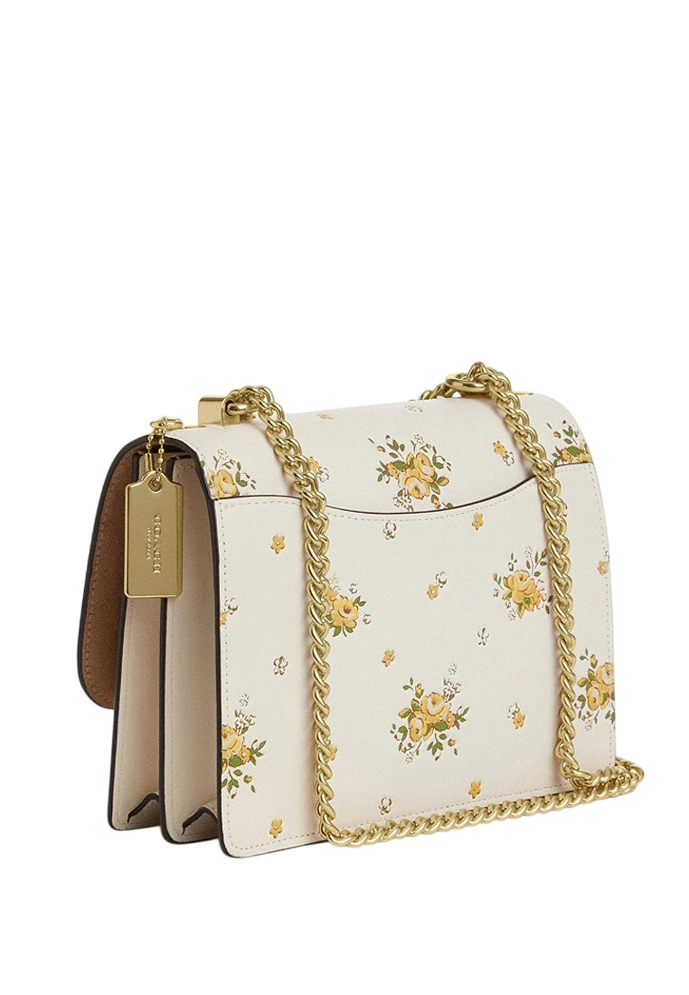 Coach Klare Crossbody Bag With Spring Blossom Print - White