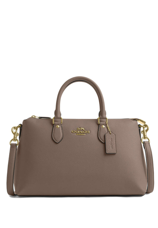 Coach Georgia Satchel Bag - Dark Stone