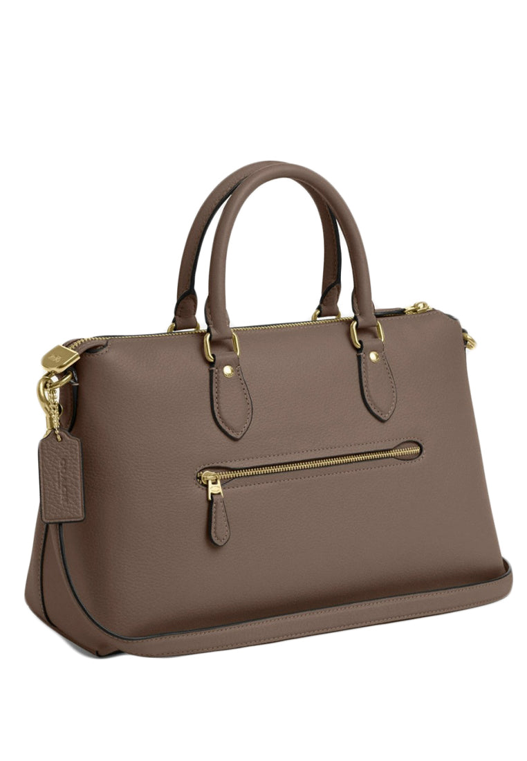 Coach Georgia Satchel Bag - Dark Stone