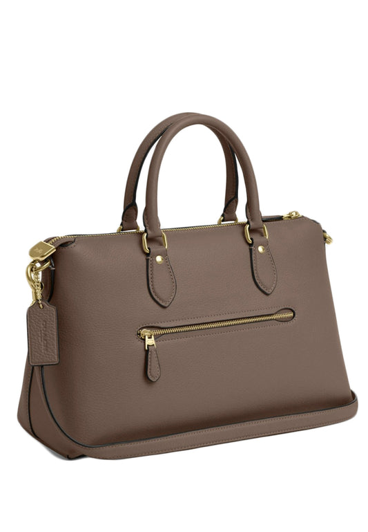 Coach Georgia Satchel Bag - Dark Stone