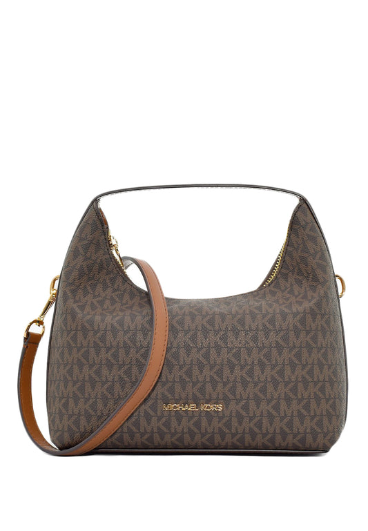Michael Kors Ember Small Signature Logo Messenger Bag - Signature Brown