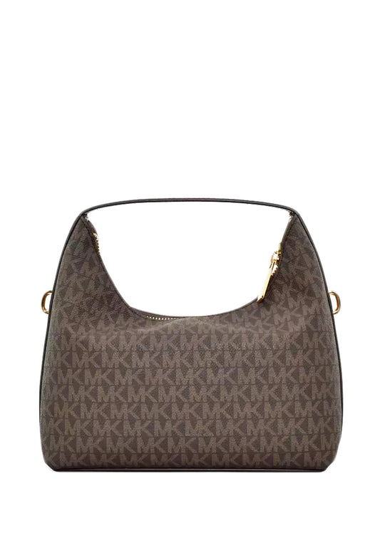Michael Kors Ember Small Signature Logo Messenger Bag - Signature Brown