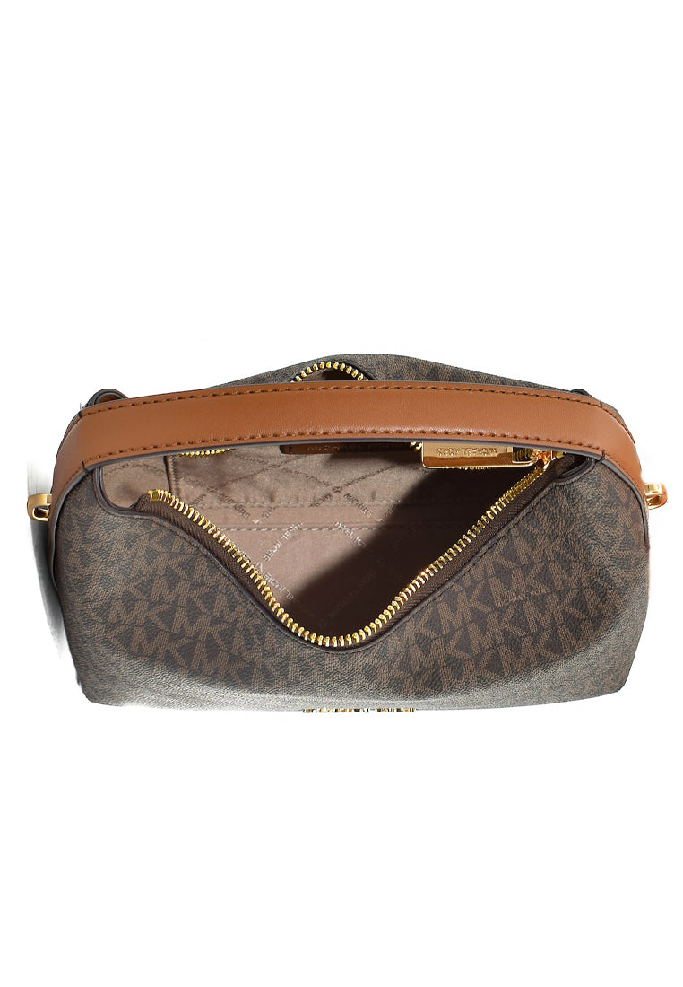 Michael Kors Ember Small Signature Logo Messenger Bag - Signature Brown